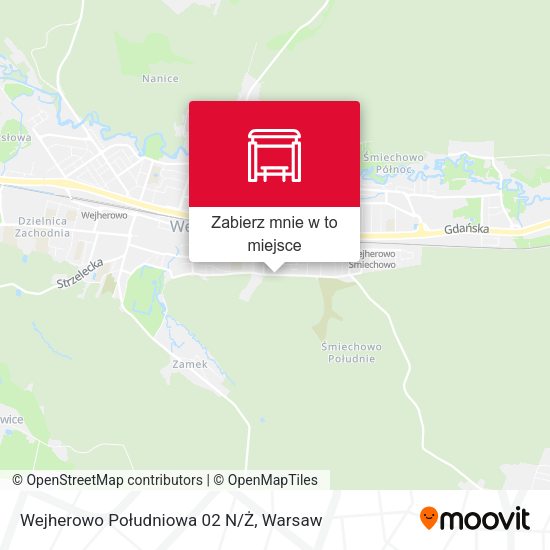 Mapa Wejherowo Południowa 02 N/Ż