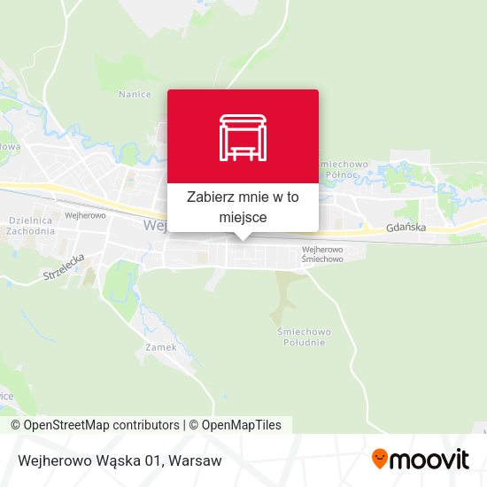 Mapa Wejherowo Wąska 01