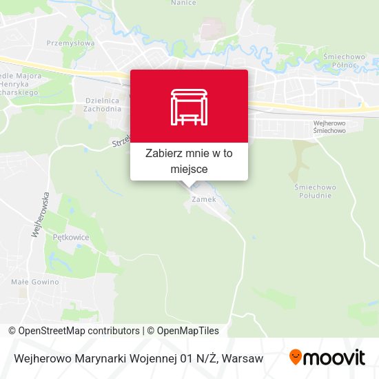 Mapa Wejherowo Marynarki Wojennej 01 N / Ż