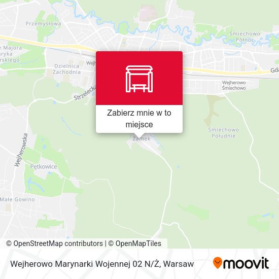 Mapa Wejherowo Marynarki Wojennej 02 N / Ż