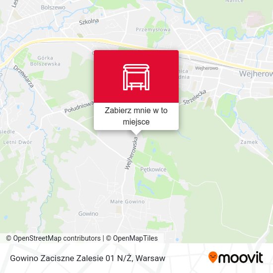 Mapa Gowino Zaciszne Zalesie 01 N/Ż