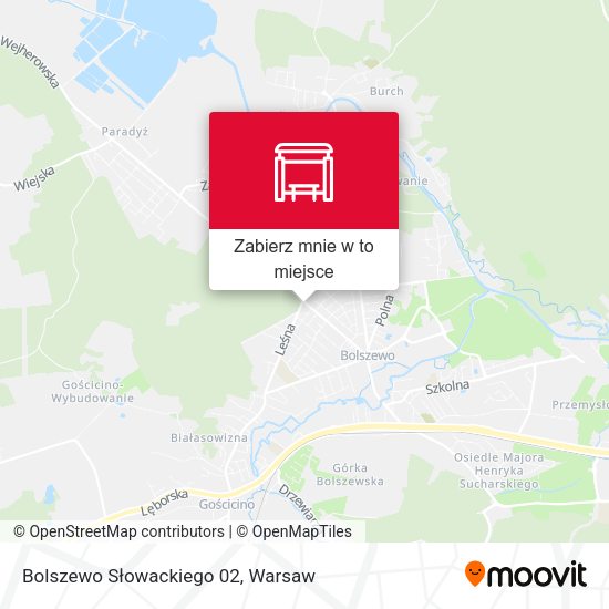 Mapa Bolszewo Słowackiego 02