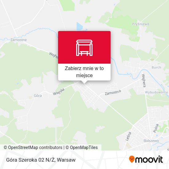 Mapa Góra Szeroka 02 N/Ż