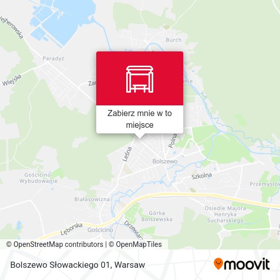 Mapa Bolszewo Słowackiego 01