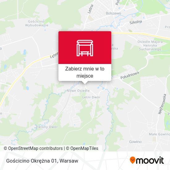 Mapa Gościcino Okrężna 01