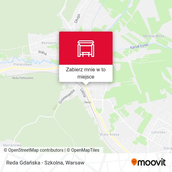 Mapa Reda Gdańska - Szkolna