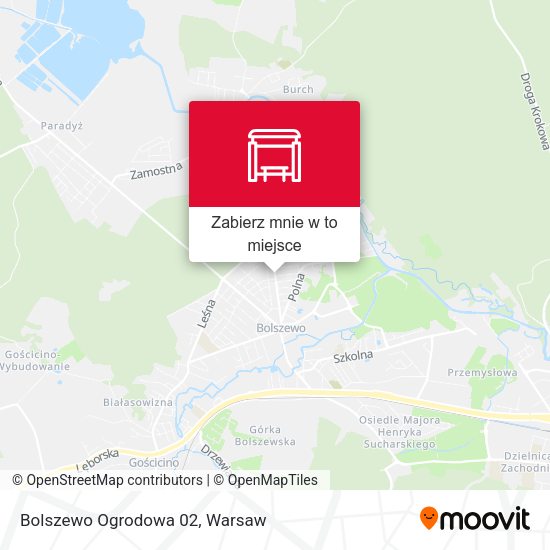 Mapa Bolszewo Ogrodowa 02