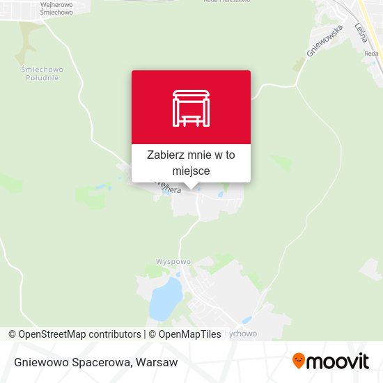 Mapa Gniewowo Spacerowa