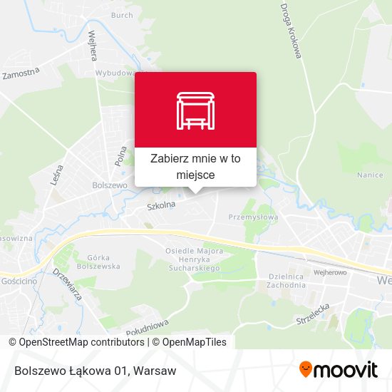 Mapa Bolszewo Łąkowa 01