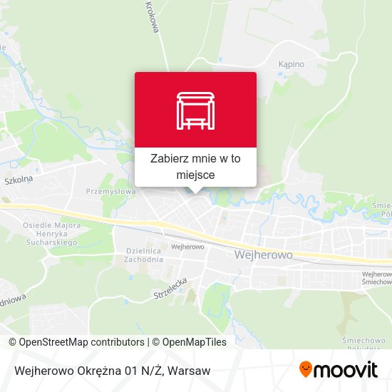 Mapa Wejherowo Okrężna 01 N/Ż