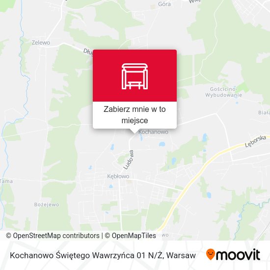 Mapa Kochanowo Świętego Wawrzyńca 01 N / Ż