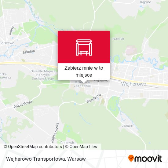 Mapa Wejherowo Transportowa