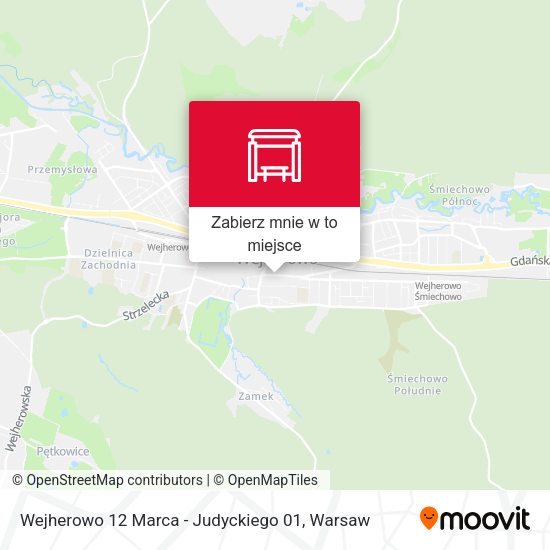 Mapa Wejherowo 12 Marca - Judyckiego 01