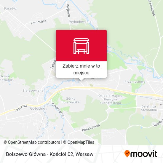 Mapa Bolszewo Główna - Kościół 02