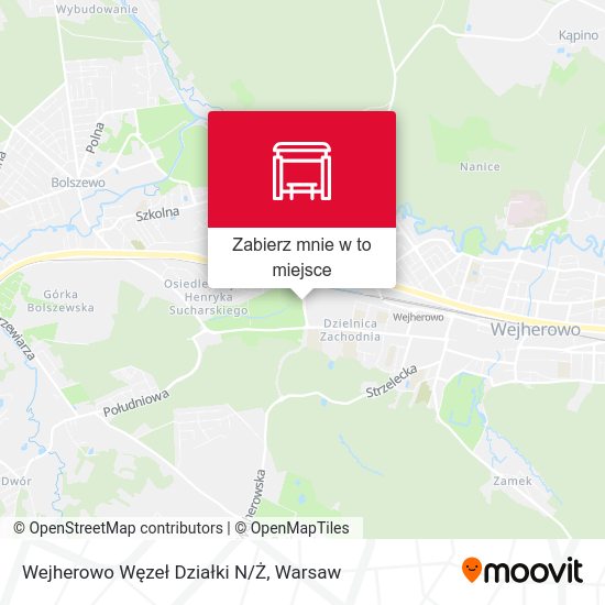 Mapa Wejherowo Węzeł Działki N/Ż