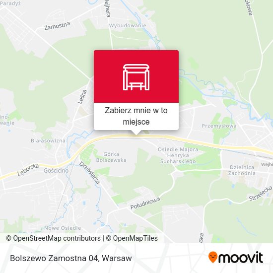 Mapa Bolszewo Zamostna 04