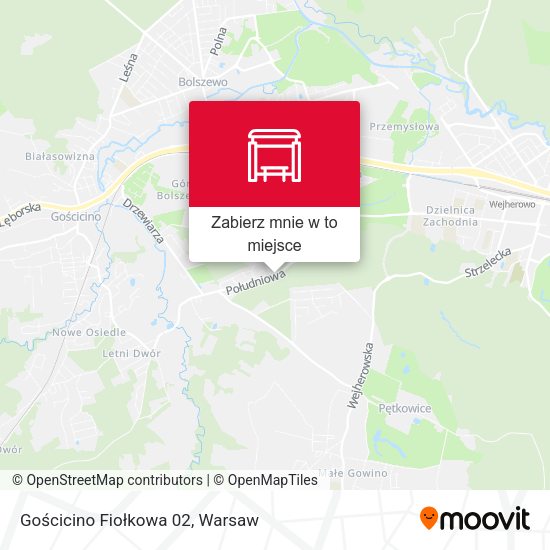 Mapa Gościcino Fiołkowa 02