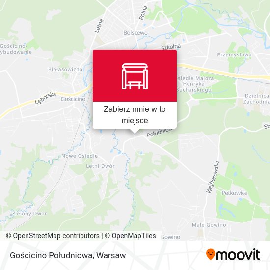 Mapa Gościcino Południowa