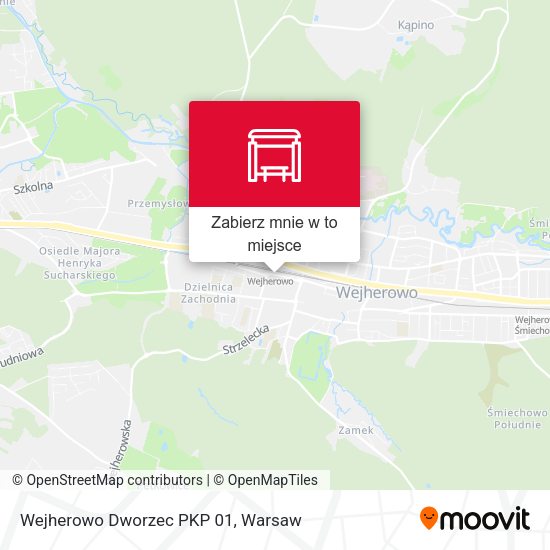 Mapa Wejherowo Dworzec PKP 01