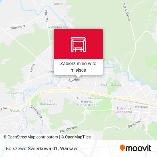 Mapa Bolszewo Świerkowa 01