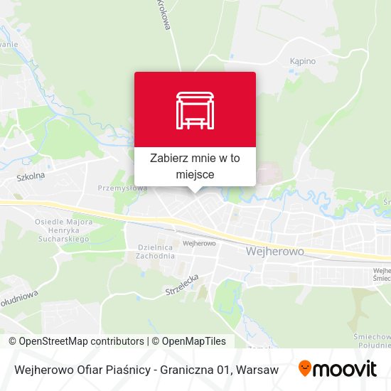 Mapa Wejherowo Ofiar Piaśnicy - Graniczna 01