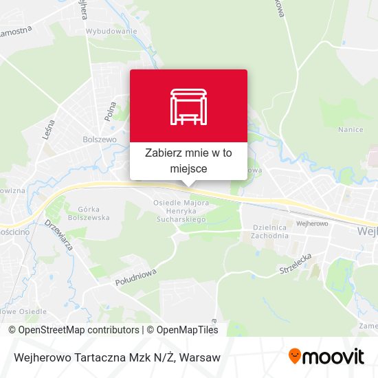 Mapa Wejherowo Tartaczna Mzk 01 N/Ż