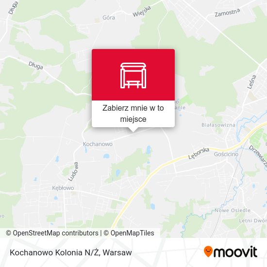 Mapa Kochanowo Kolonia N/Ż