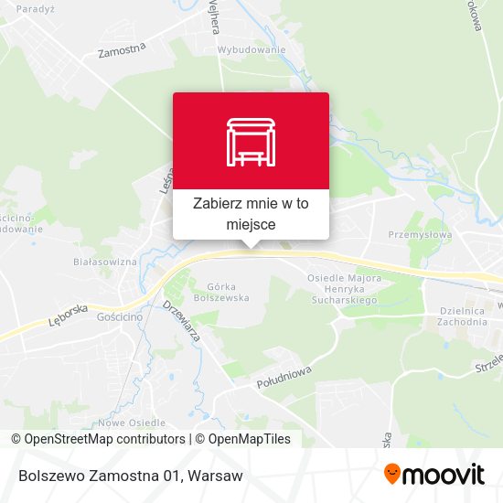 Mapa Bolszewo Zamostna 01