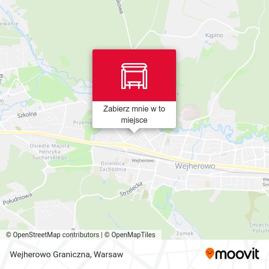 Mapa Wejherowo Graniczna