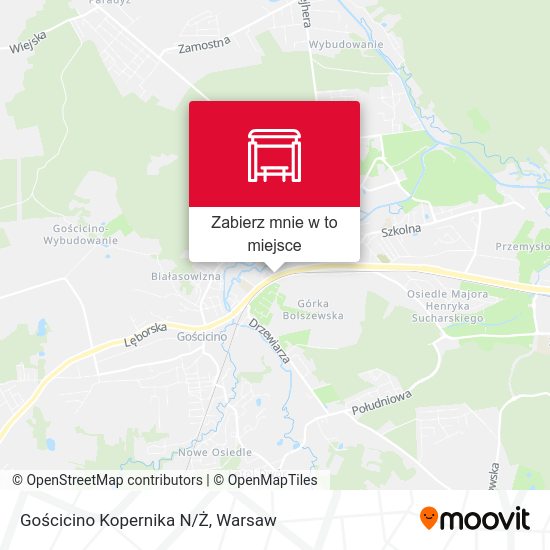 Mapa Gościcino Kopernika N/Ż