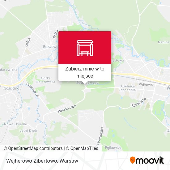 Mapa Wejherowo Zibertowo