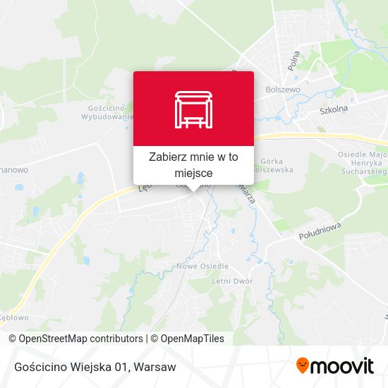 Mapa Gościcino Wiejska 01