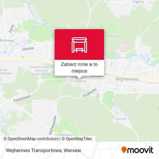 Mapa Wejherowo Transportowa