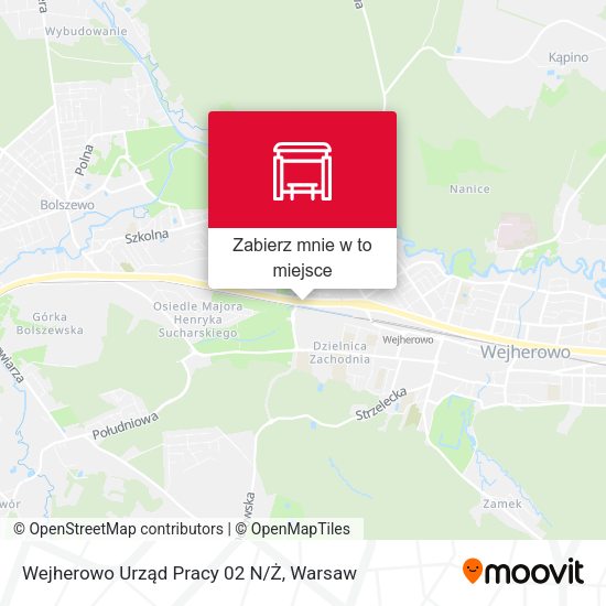 Mapa Wejherowo Urząd Pracy 02 N/Ż