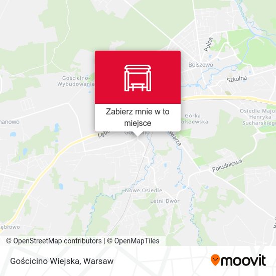 Mapa Gościcino Wiejska