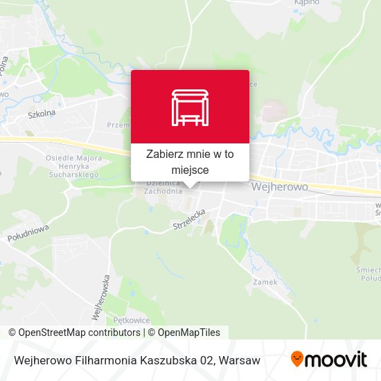 Mapa Wejherowo Filharmonia Kaszubska 02