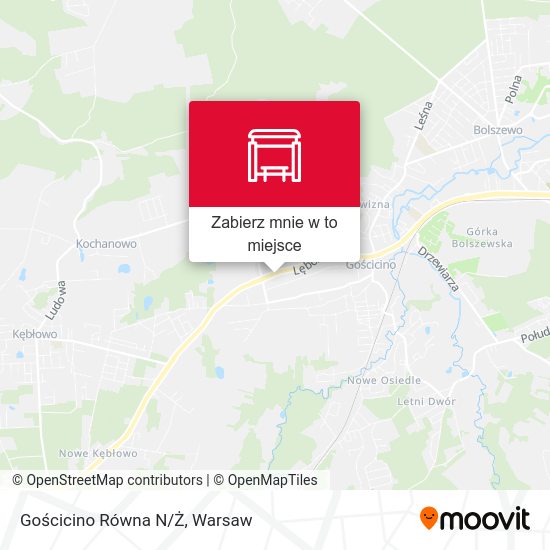 Mapa Gościcino Równa N/Ż