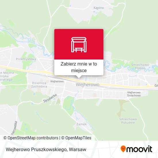 Mapa Wejherowo Pruszkowskiego