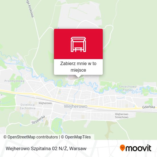 Mapa Wejherowo Szpitalna 02 N/Ż