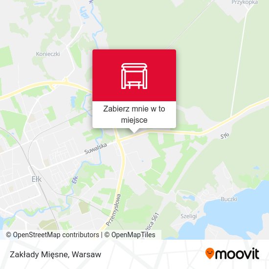 Mapa Zakłady Mięsne