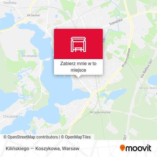 Mapa Kilińskiego — Koszykowa