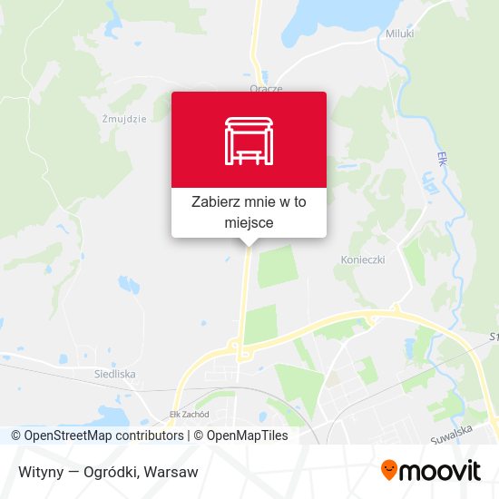 Mapa Wityny — Ogródki