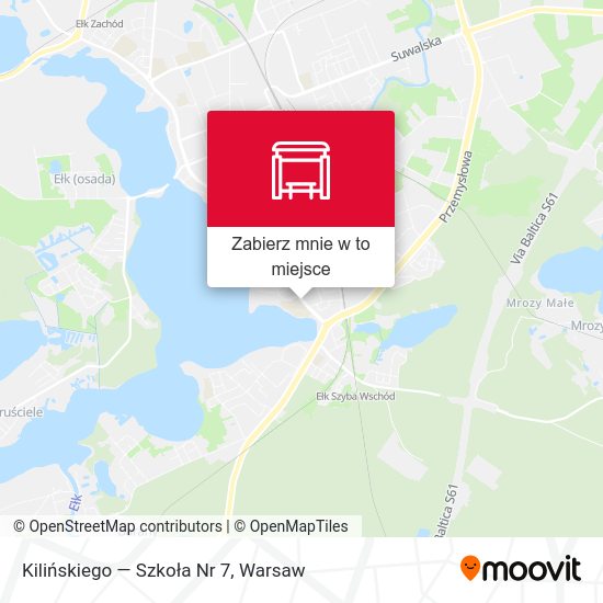 Mapa Kilińskiego — Szkoła Nr 7