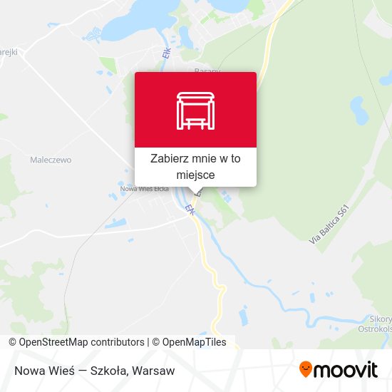 Mapa Nowa Wieś — Szkoła