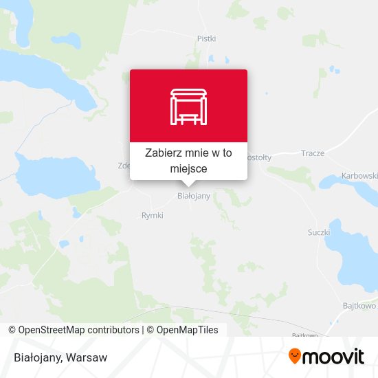 Mapa Białojany