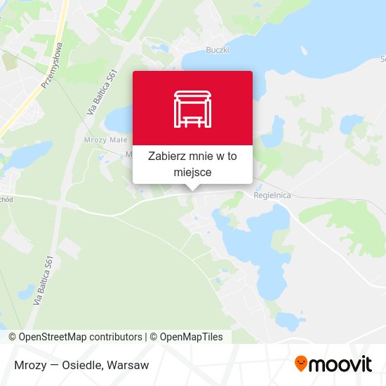 Mapa Mrozy — Osiedle