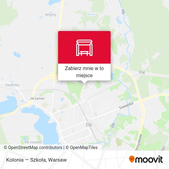 Mapa Kolonia — Szkoła