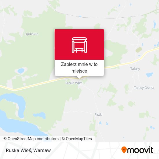 Mapa Ruska Wieś