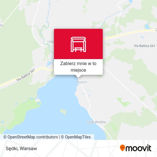 Mapa Sędki