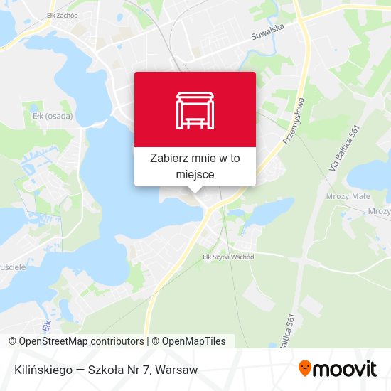 Mapa Kilińskiego — Szkoła Nr 7